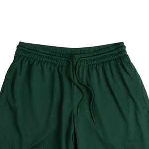 Pantalones cortos de verano de algodón verde para hombre, cómodos pantalones cortos de cintura elástica, transpirables y ligeros, diseño de malla, estilo informal, venta en línea - Product Image 6