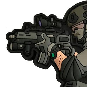 3D bán buôn mềm PVC cao su biểu tượng các bản vá lỗi với sự ủng hộ Hooks tùy chỉnh mềm PVC cao su các bản vá lỗi với nhiều màu tiêm - Product Image 4