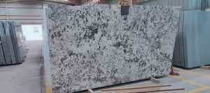 Dalles de granit blanc d'Alaska pour plans de travail, dessus de meubles de salle de bain, escaliers - Product Image 2