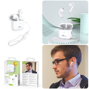 Home Digitalome Auriculares intrauditivos inalámbricos para juegos, alta calidad de voz, resistente al agua, batería LED, compatible con teléfono móvil - Product Image 2