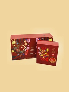 Boîtes en carton gaufré de forme d'aimant de finition de stratification UV brillante auto-érigante d'OEM 30*25*8 taille revêtement UV de matériaux réutilisés - Product Image 5