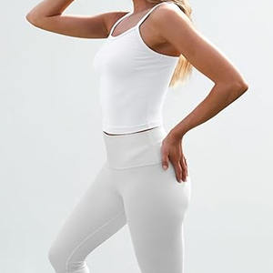 Débardeurs pour femmes Chemise de base sans manches courte extensible pour femmes - Product Image 4