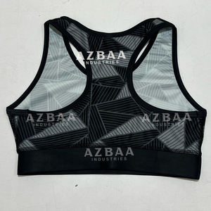 Sujetador y pantalones cortos deportivos para mujer a precios al por mayor de LICRA y poliéster de alto impacto - Product Image 5