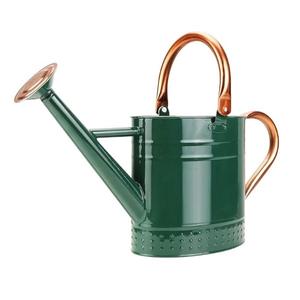 Maison et jardin bidon d'eau de la plus haute qualité en métal forme ronde grande taille couleur bleue plantes peintes arrosoir pour décor de jardin - Product Image 5