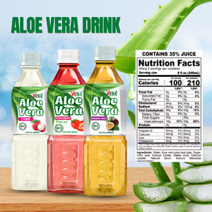 Bouteille asiatique de 500ml d'Aloe Vera Fruit de la passion Vietnam Beverage Factory - OEM ODM Private Label Low quantité minimale de commande Free Sample - Product Image 2