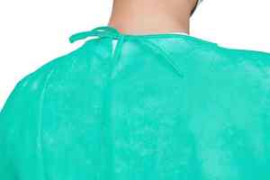 Robe médicale jetable à manches longues, respirante et imperméable, robe de protection pour hôpital, pour usage médical - Product Image 5