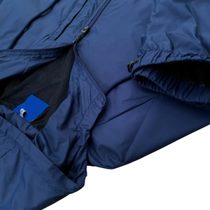 Men's Plus Size 2-Piece Autumn Gym Windbreaker Tracksuit Zipper Closure Hooded Jogging Suit Solid Satin Mesh Quick Dry 3D - Product Image 5