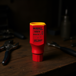 Hazet 3/8'' TORX Profile Screwdriver <b>Socket</b> with Protective 1000V Insulation Long Square Design - Product Image 3