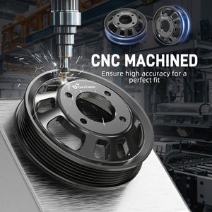 Polea de bomba de agua de aluminio para motor BEVINSEE M50 M52 para BMW 3 5 Series E36 E34 E39 320i 323i 323ti 325i 328i Z3 520i 525i <span class=keywords><strong>525ix</strong></span> - Product Image 3