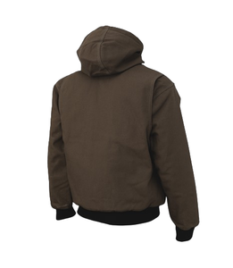 เสื้อแจ็คเก็ตผ้าแคนวาสสำหรับคนงานผ้าแคนวาสใส่สบายและมีฮู้ดแฟชั่นใหม่สำหรับผู้ชาย - Product Image 6