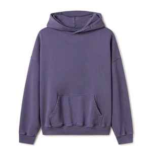 Logo personnalisé Sweats à capuche pour hommes New Trending Solid Pattern 100% Cotton Basics avec col à capuche pour les quantité minimale de commande d'hiver 2pcs - Product Image 1