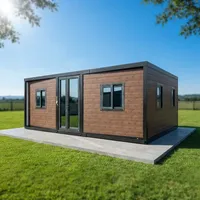 Studio d'invités de jardin avec lit Murphy, cabane modulaire préfabriquée pour une hospitalité gain de place