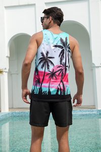 Débardeur de sport pour hommes grandes tailles, best-seller, écologique, séchage rapide, respirant, en tissu tricoté Spandex/Coton, style décontracté, OEM - Product Image 3