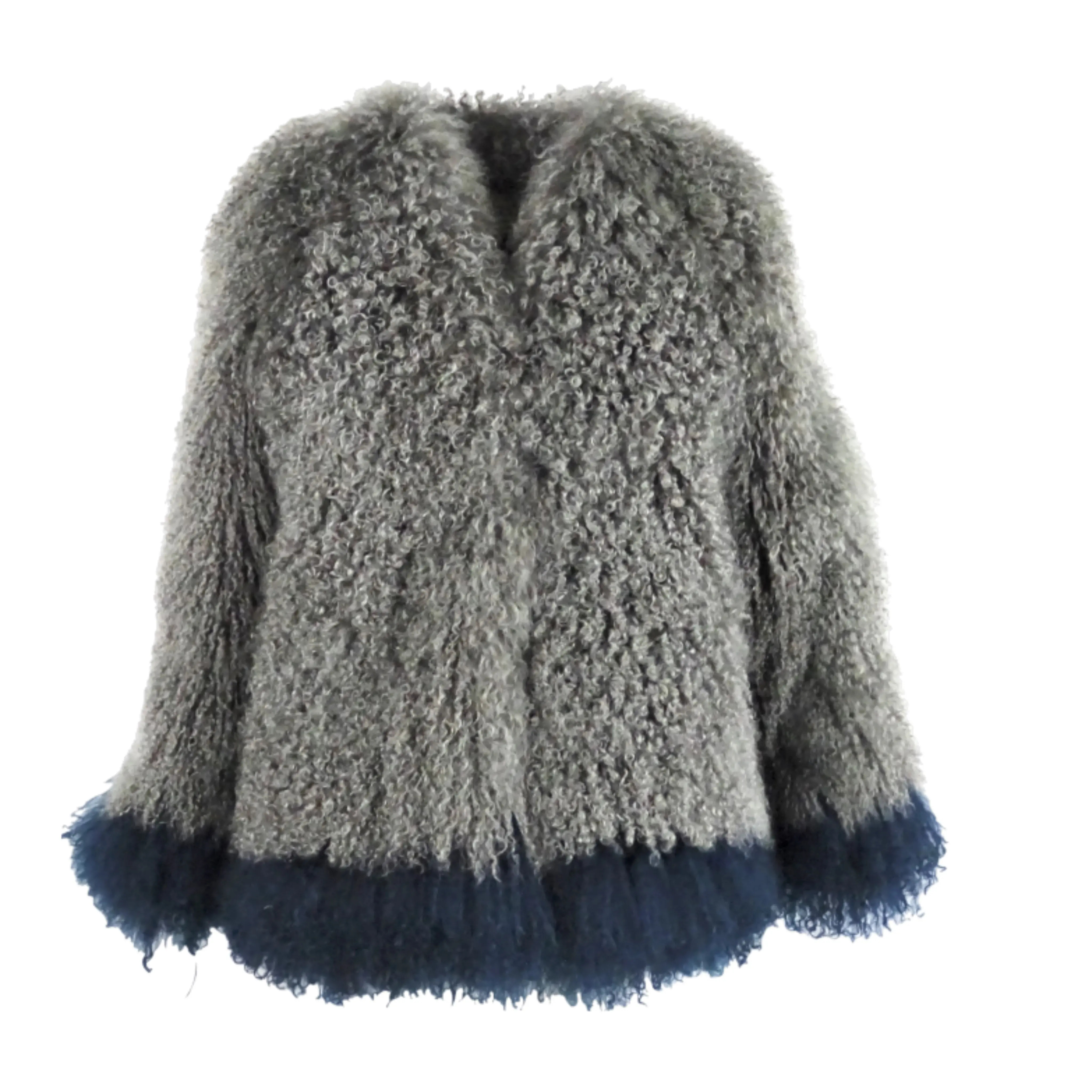 Shentifu fur Short jacket for fashionable girl Handmade entirely in Italy winter collection 2022 2023