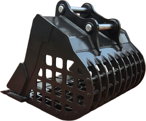 Godet de criblage robuste à cadre ouvert pour le tri des agrégats et des matériaux de démolition - Product Image 4