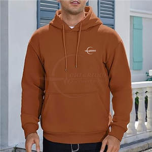 Fabricante OEM servicio personalizado sudaderas con capucha para hombre 100% algodón ropa deportiva invierno Casual cuello con capucha patrón sólido hecho en Pakistán - Product Image 4
