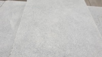 Dalles de terrasse antidérapantes en marbre beige sablé, finition sablée, pour piscine, garage, extérieur, fabriquées en Turquie