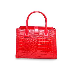 Rojo P36125 Bolso de mano de embrague formal Clásico de moda con decoración de cadena de patrón de concha Hecho de cuero para fiesta de uso diario - Product Image 1