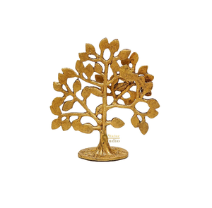 Árbol decorativo de latón AK, diseño de Metal, pieza de exhibición de mesa con acabado dorado para sala de estar/Decoración de Hotel, adornos de escultura - Product Image 5