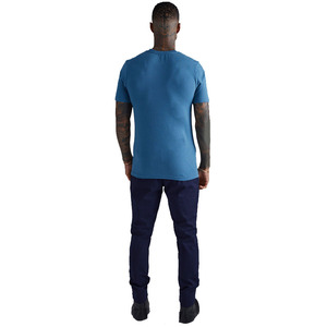 Best Selling Men Stretchable Heather Sky <b>Blue</b> Colour Blank Gym Wear Muscle Fit T Shirt With O Neck For Sale - Product Image 3