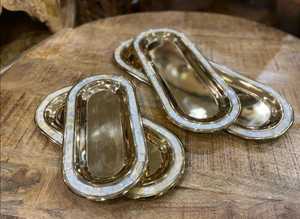 Dernier design moderne, métal poli Rectangle, motif personnalisé, plateau de service écologique, cadeau d'affaires lavable au lave-vaisselle - Product Image 5