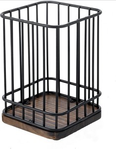 Premium Stylish Design Metal Wire Square Cutlery Holder Tableware Cutlery Stand - Product Image 1