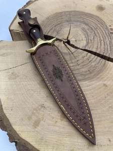 Cuchillo de Chef de Acero de Damasco Hecho a Mano de Alta Calidad con Mango de Madera, Cuchillo de Cocina Personalizado, MOQ Bajo - Product Image 3