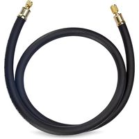 Manguera de Carga Universal para HVAC de 3/8 Pulgadas y 6 Pies de Longitud con Conexiones de 3/8'', para Mantenimiento de Aires Acondicionados y Reparación de Refrigeración