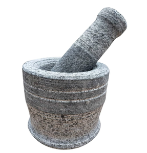 Juego de mortero y mortero de granito de mármol barato al por mayor para hierbas y especias para utensilios de cocina y uso en restaurantes - Product Image 3