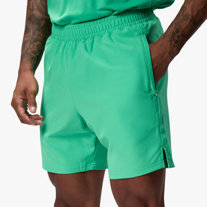 Men's High Quality Casual Shorts Comfortable and Breathable <b>Woolen</b> Fabric Eco-Friendly with Front Logo-Direct Factory Sales - Product Image 1