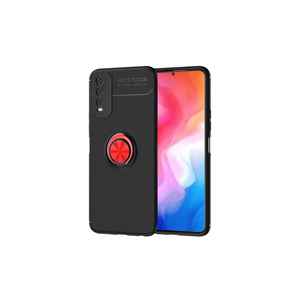 Coque en silicone OYO Ravel pour Vivo Y11S Noir-Rouge, boîtier de protection pour téléphone avec emballage de vente au détail, modèle Oppo A3S - Product Image 1