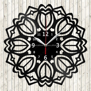 Horloge murale en métal moderne, décoration de maison, pièces de luxe de haute qualité, arts muraux en métal du fournisseur indien - Product Image 2