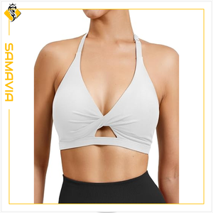 SAMAVIA Soutien-gorge de sport à impact élevé Qualité respirante et de soutien assurée Taille XL sans couture pour le yoga et la salle de sport Service OEM/ODM - Product Image 2