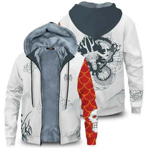 One Piece Winter Veste Capuche Anime <b>Costumes</b> Vest with Hood - Product Image 5