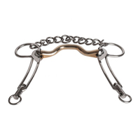 Mors d'équitation occidentale de haute qualité en fer doux à profil bas, à maillons ovales islandais, avec logo personnalisé, marque privée, OEM/ODM