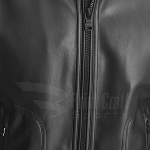 Chaqueta de Cuero para Hombre, Estilo Casual, Material Duradero, Color Sólido, Chaqueta de Cuero de Invierno para Hombre, Gran Venta - Product Image 6