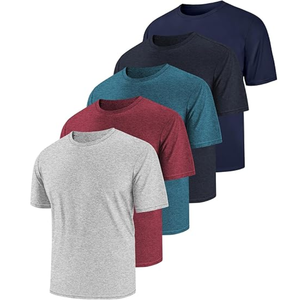 High Quality Short Sleeve T-Shirt Set Comfortable Solid & Multi Color Custom Print <b>Logo</b> Direct From Factory - Product Image 1