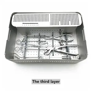 Instrumentos quirúrgicos ortopédicos Juegos de herramientas para huesos Juego de instrumentos de tornillo de pedículo de columna para cirugía espinal Calidad A + - Product Image 4