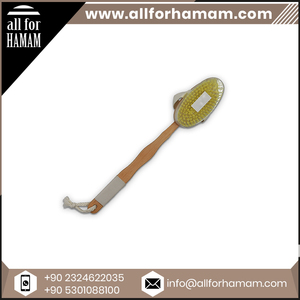Cepillo de masaje corporal hecho a mano con mango de madera de entrega rápida hecho en Turquía - Product Image 5