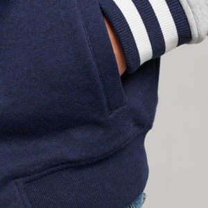 Logo personnalisé Laine Chenille Broderie Baseball Letterman Vestes Hommes Vintage Blanc En Cuir Manches Varsity Veste - Product Image 6