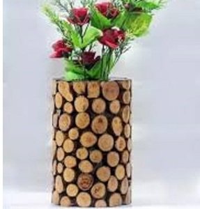 Nuevo Florero Moderno de Madera de Pino Hecho a Mano, Ecológico, Decorativo para Mesa, Sala de Estar, Navidad, Interior, Personalizado y de Lujo - Product Image 4