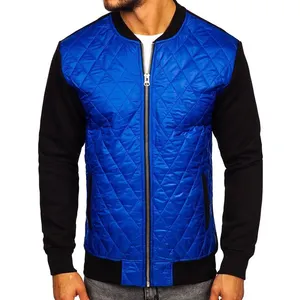 Custom Design Streetwear Style Men Bomber Jacket Best Manufactures & Supplier Men's Casual Padded Quilted Bomber Jackets