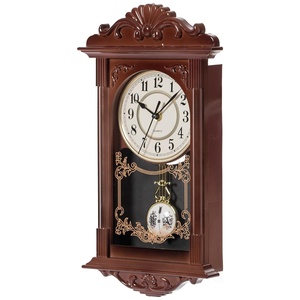 Đồng hồ treo tường quả lắc kiểu cổ điển châu Âu bằng nhựa, đồ trang trí nhà cửa, quà tặng bán chạy - Product Image 3