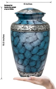 โกศเผาศพคุณภาพสูงสำหรับคนที่คุณรักทนทานพร้อมดีไซน์ที่ทำด้วยมือและการปิดที่ปลอดภัย - Product Image 4