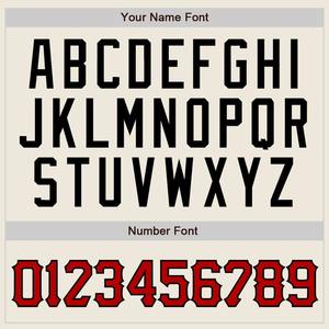 Maillot de baseball personnalisé personnalisé noir à fines rayures rouge noir-blanc authentique - Product Image 5