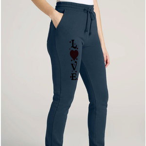 Pantalones de chándal con forro polar para mujer, pantalones holgados de pierna ancha y recta, con cordón para niñas, parte inferior abierta, Joggers atléticos informales para mujer - Product Image 3