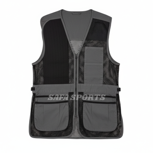Chaleco de arcilla de alta calidad para disparar: Chaleco de caza al aire libre de malla transpirable y cómodo - Product Image 1