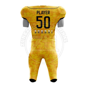 Latest Design Adult American Football Uniform Breathable Plus Size Short Sleeve Wholesale Price - Product Image 2