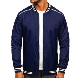 Blouson d'aviateur à manches longues avec fermeture à glissière décontractée nouvelle mode Blouson d'aviateur pour hommes de haute qualité fourni directement par l'usine - Product Image 5