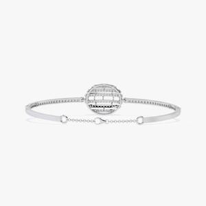 High Quality Moissanite Diamond <b>Bracelet</b> for Women yellow/ white/ Rose Gold Plated Fine Jewelry with Round and Baguette Cut - Product Image 6